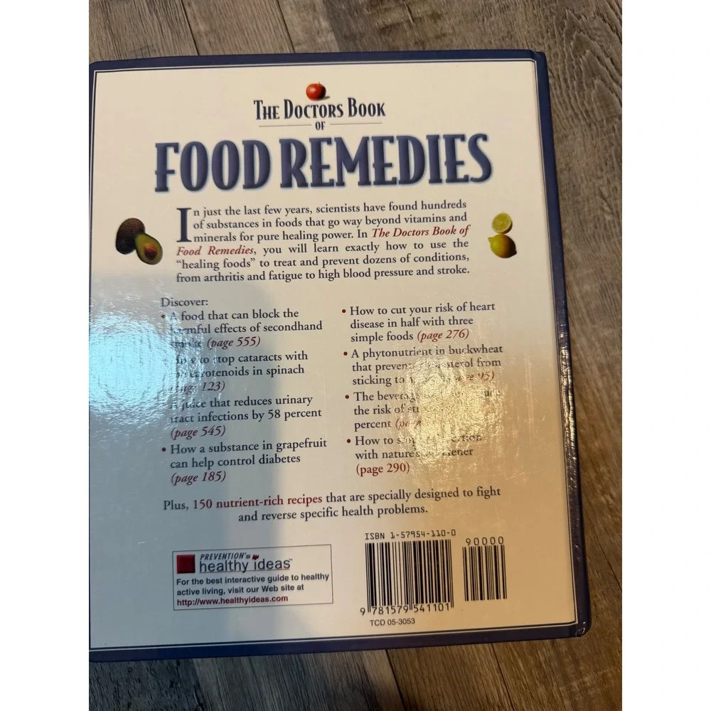 The Doctors Book of Food Remedies Hardcover Selene Yeager Prevention Health 1998